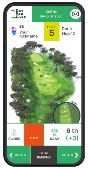 Je joue mon parcours de golf